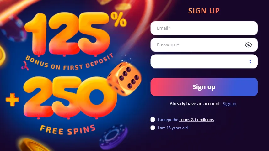 Glory Casino Registration