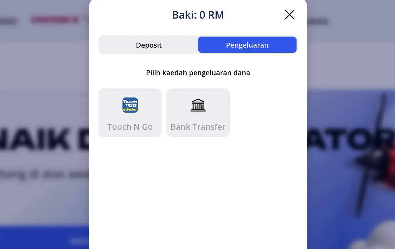 Glory Casino Withdrawal Pengeluaran MYR